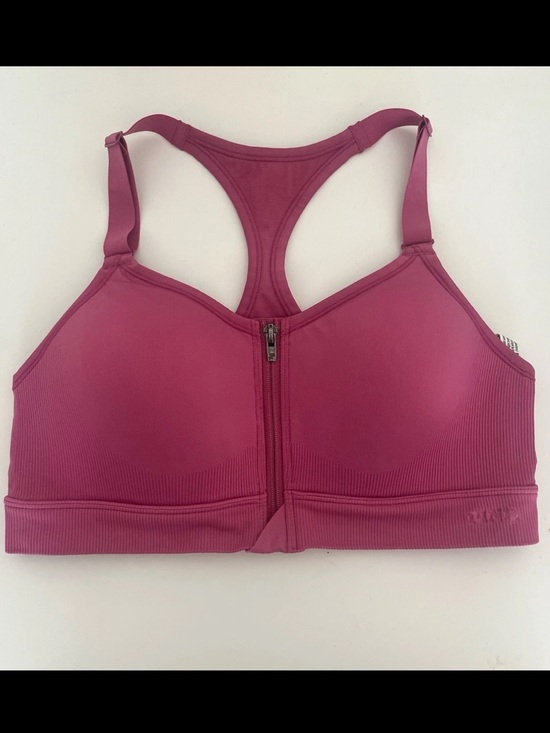 PINK Victoria's Secret Other - PINK Victoria's Secret Front-Zip Racerback Sports Bra in Berry